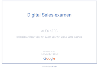 Digital-Sales-Examen-Google-Alex Kers